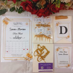 Date Fixed Decor Bundle/wedding theme/Wedding Essentials