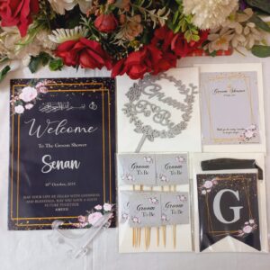 Groom Shower Decor Bundle/wedding theme/Wedding Essentials